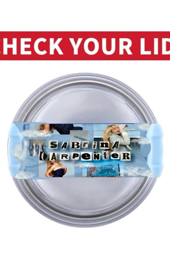 Sabrina Carpenter Expresso Collage Stanley Lid Topper