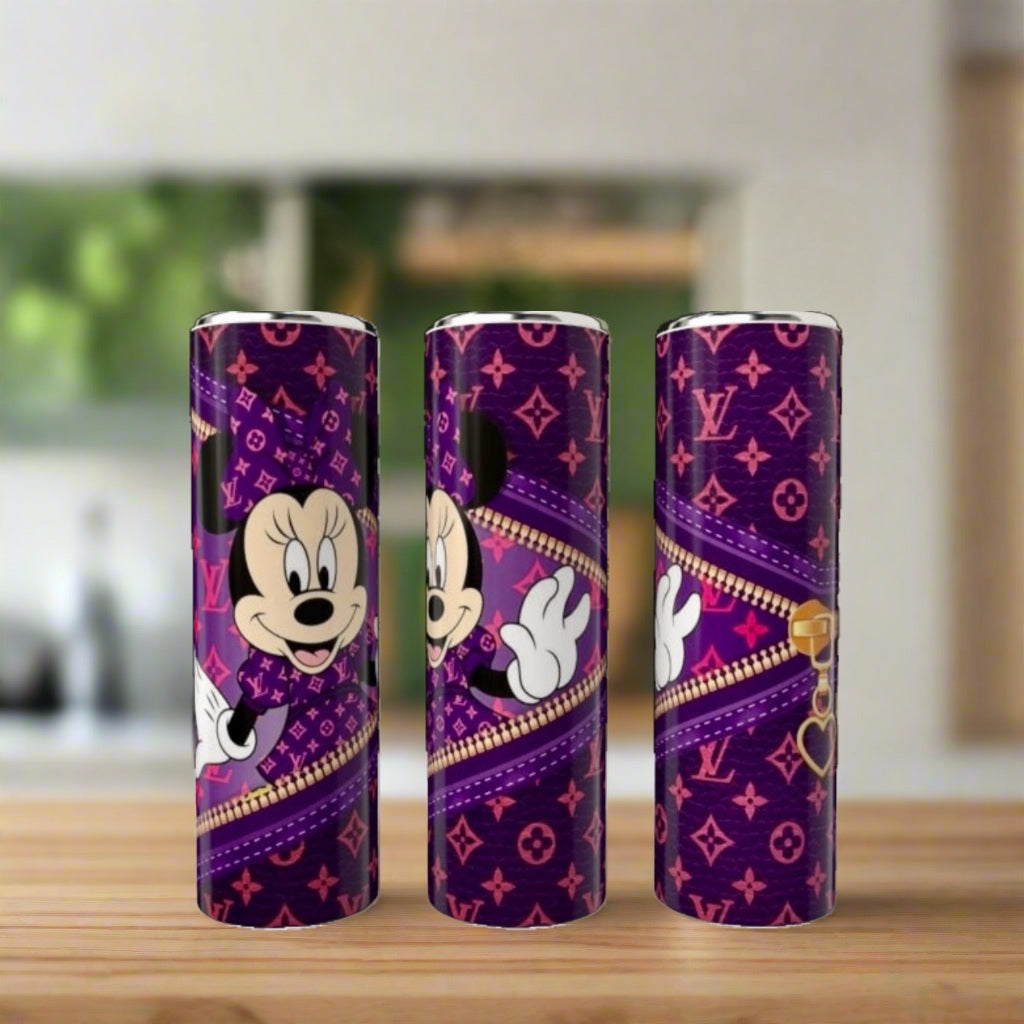 Minnie Mouse LV Peek-a-Boo Collection 20oz Skinny Tumbler