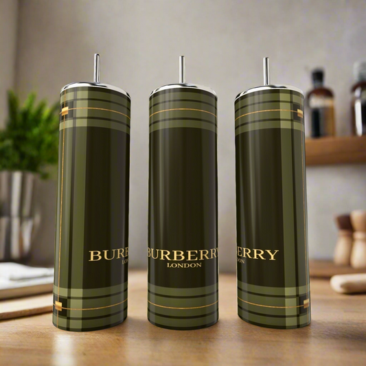 Burberry Green 20oz Skinny Tumbler