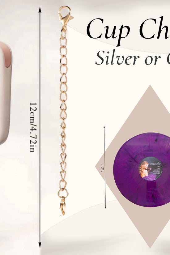 Taylor Swift Vinyl Charm Dangle | Cup Accessory