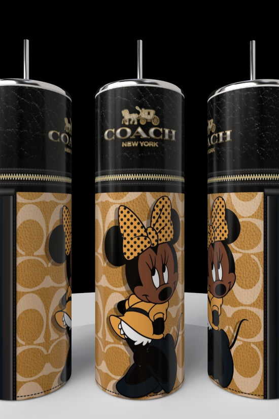 Minnie Mouse Coach Series 20oz Skinny Tumbler