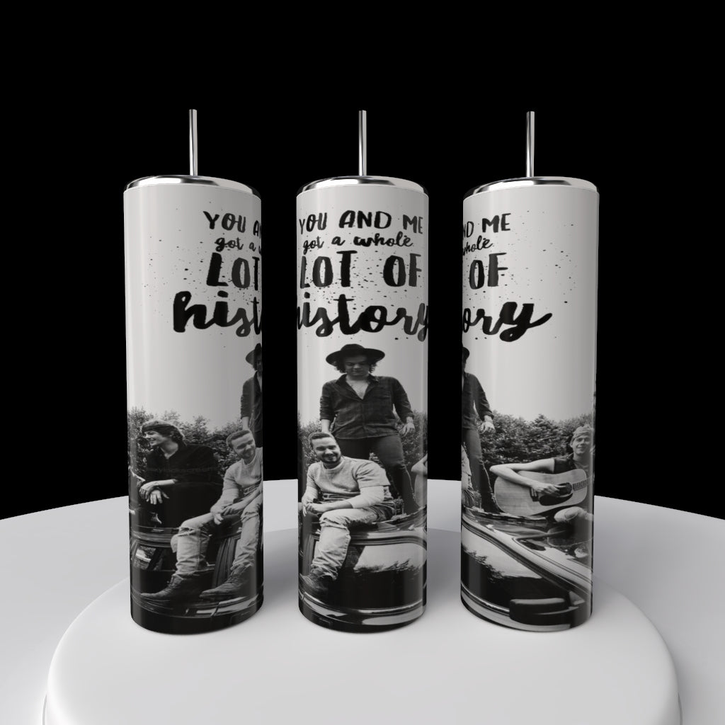 One Direction You & Me Got a lot Of History 20oz Tumbler