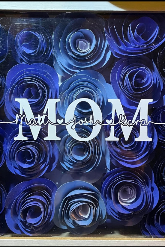 Mom 10x10 Flower Shadow Box