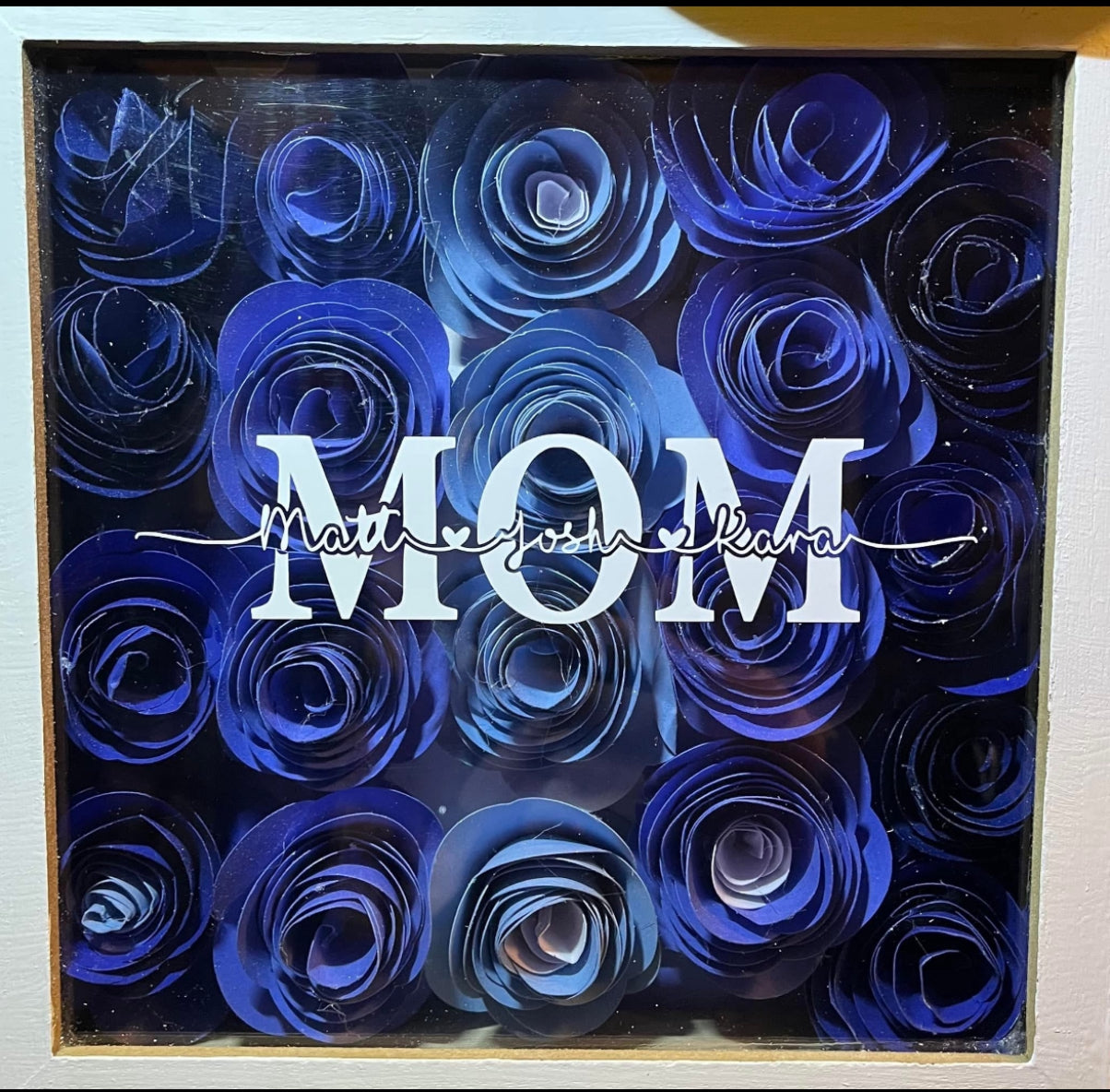 Mom 10x10 Flower Shadow Box