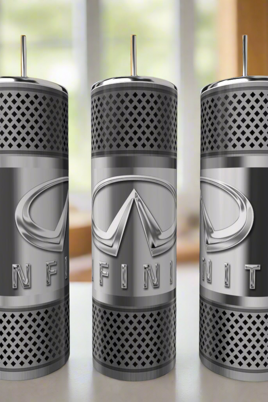 Car Enthusiast Silver Stainless Steel 20oz Tumbler