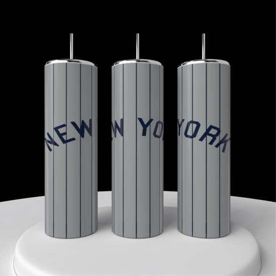 New York Yankees Grey 20oz Tumbler