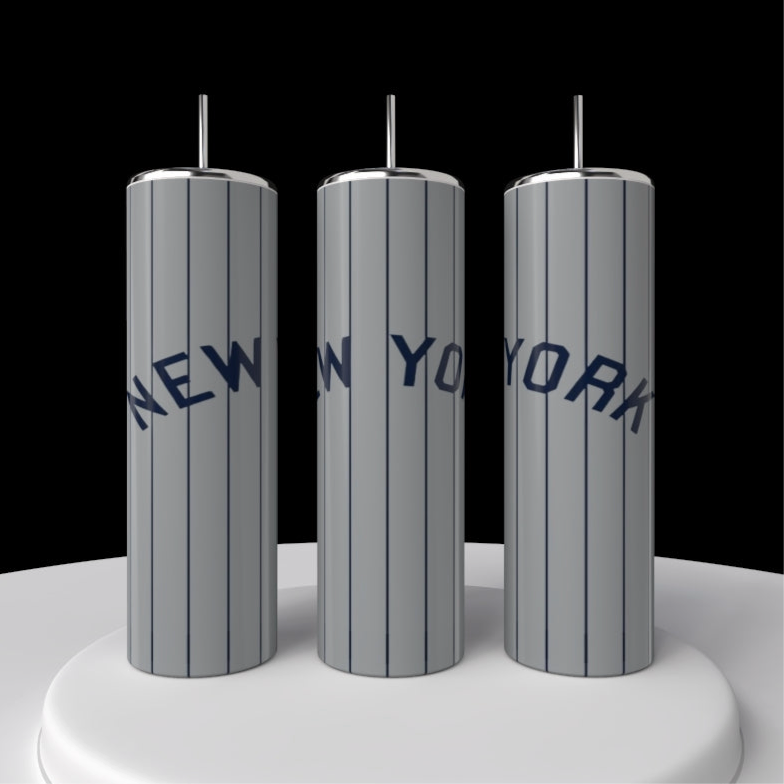 New York Yankees Grey 20oz Tumbler