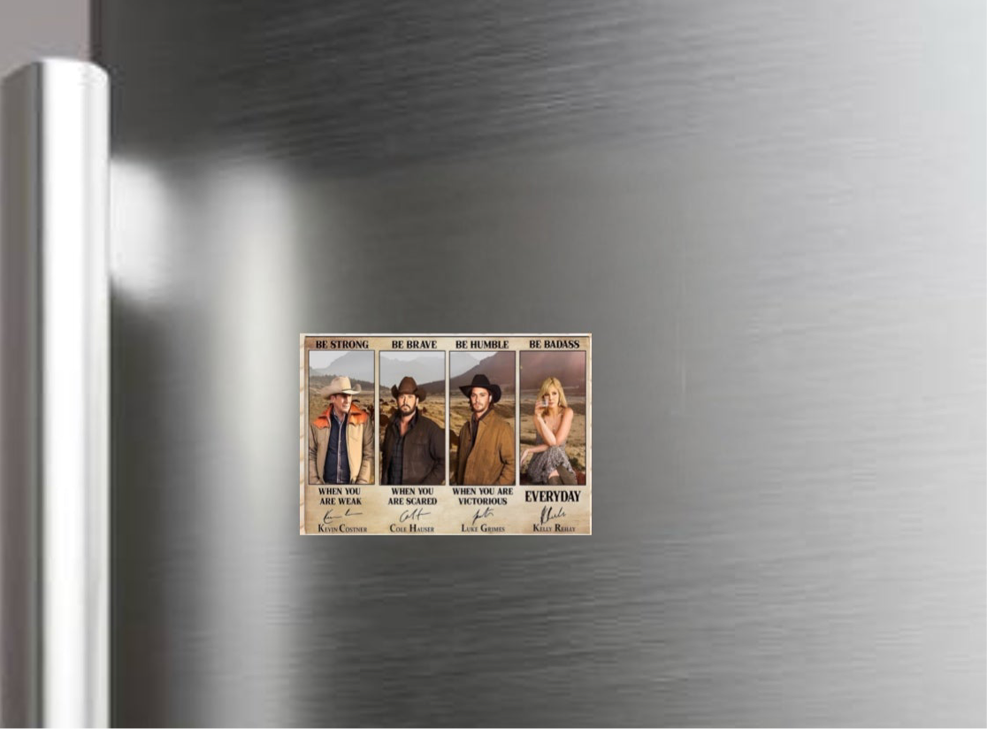 Yellowstone Fridge Magnet