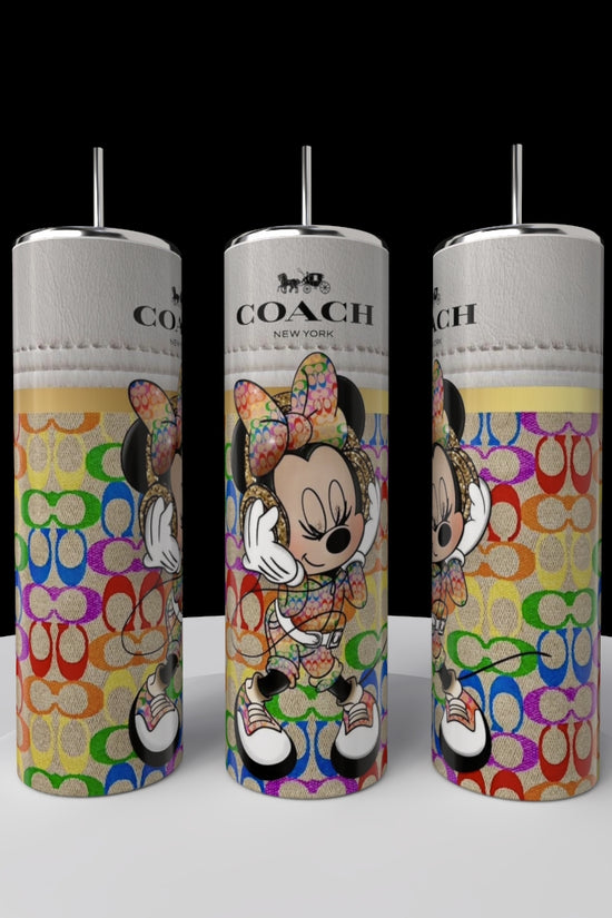 Minnie Mouse Coach 20oz Skinny Tumbler
