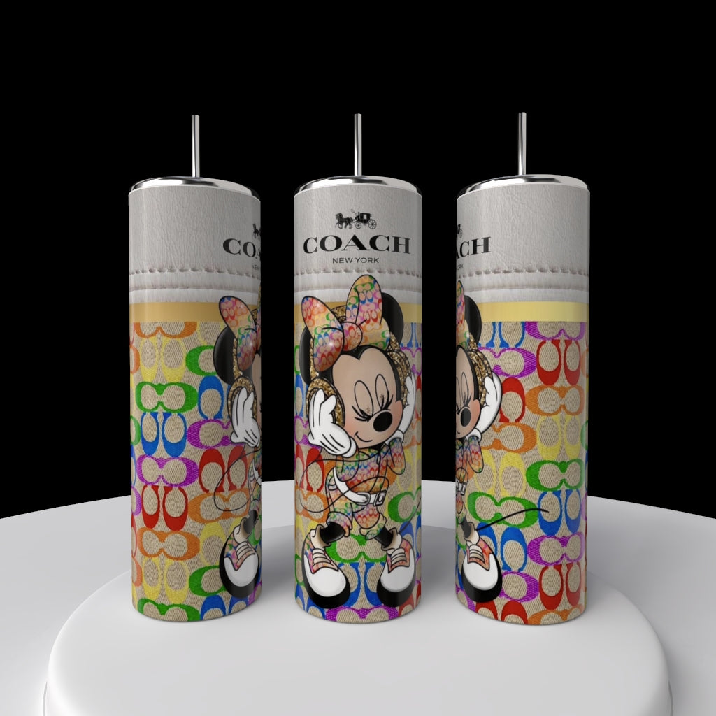 Minnie Mouse Coach 20oz Skinny Tumbler