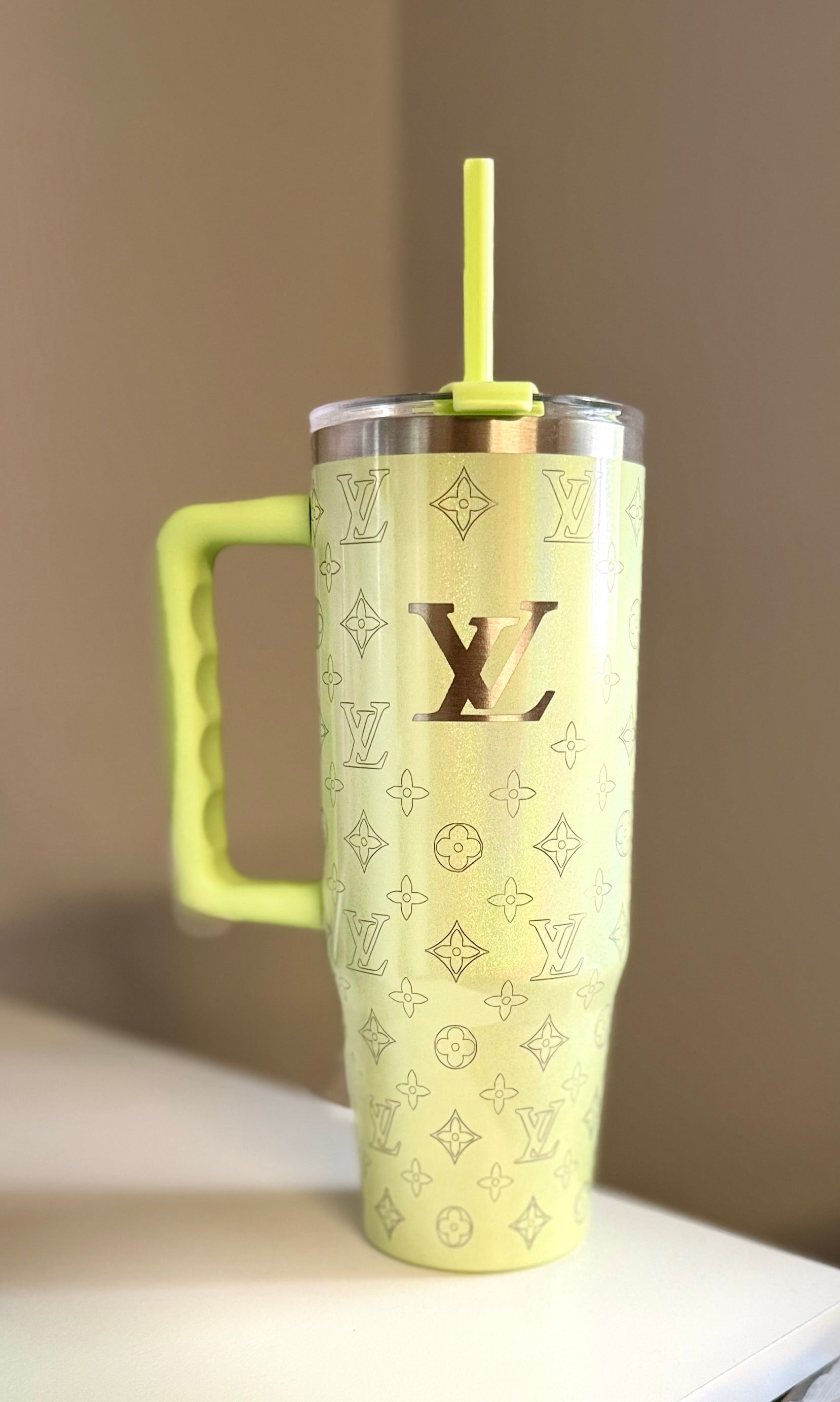 LV Engraved Shimmer Tumbler