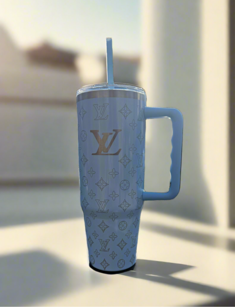 LV Engraved Shimmer Tumbler