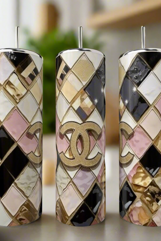 Chanel Geo 20oz Skinny Tumbler