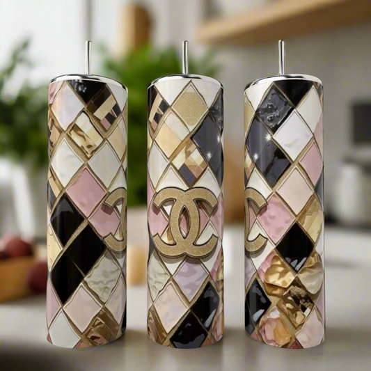 Chanel Geo 20oz Skinny Tumbler
