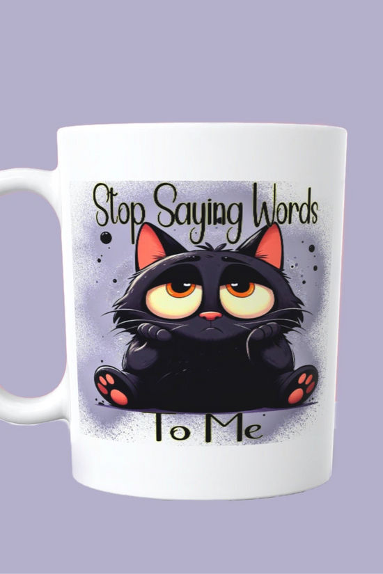 Cat Sarcastic Ceramic Mug