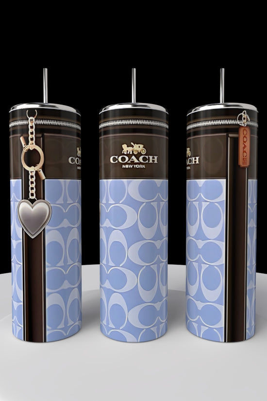 Coach Periwinkle 20oz Skinny Tumbler