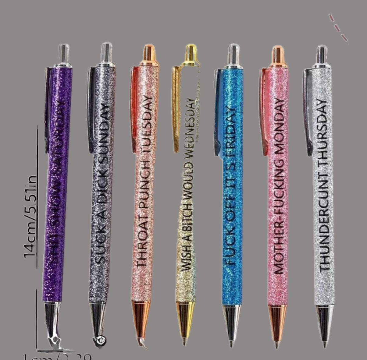 7 Days Of The Week - Pen