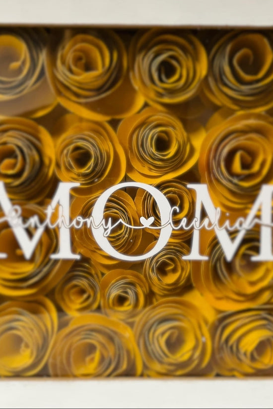 Mom 10x10 Flower Shadow Box