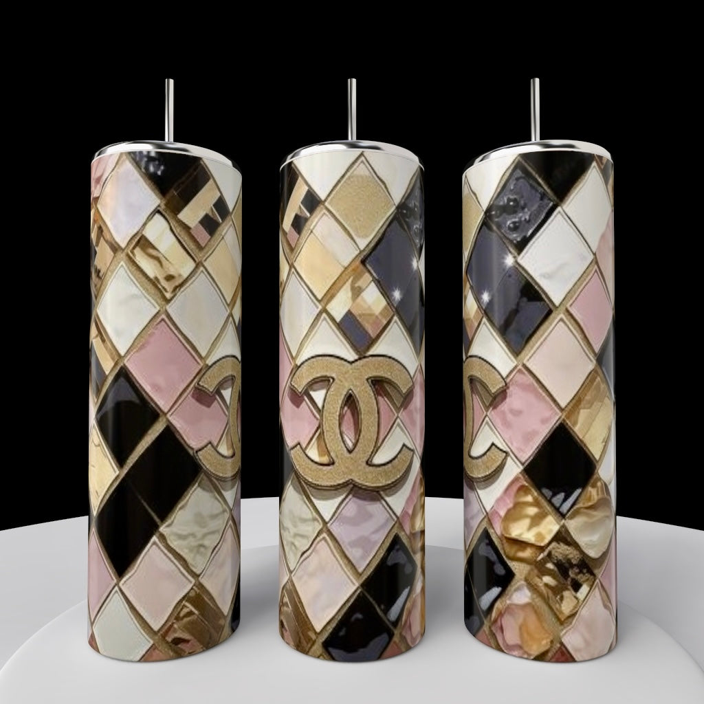 Chanel Geo 20oz Skinny Tumbler