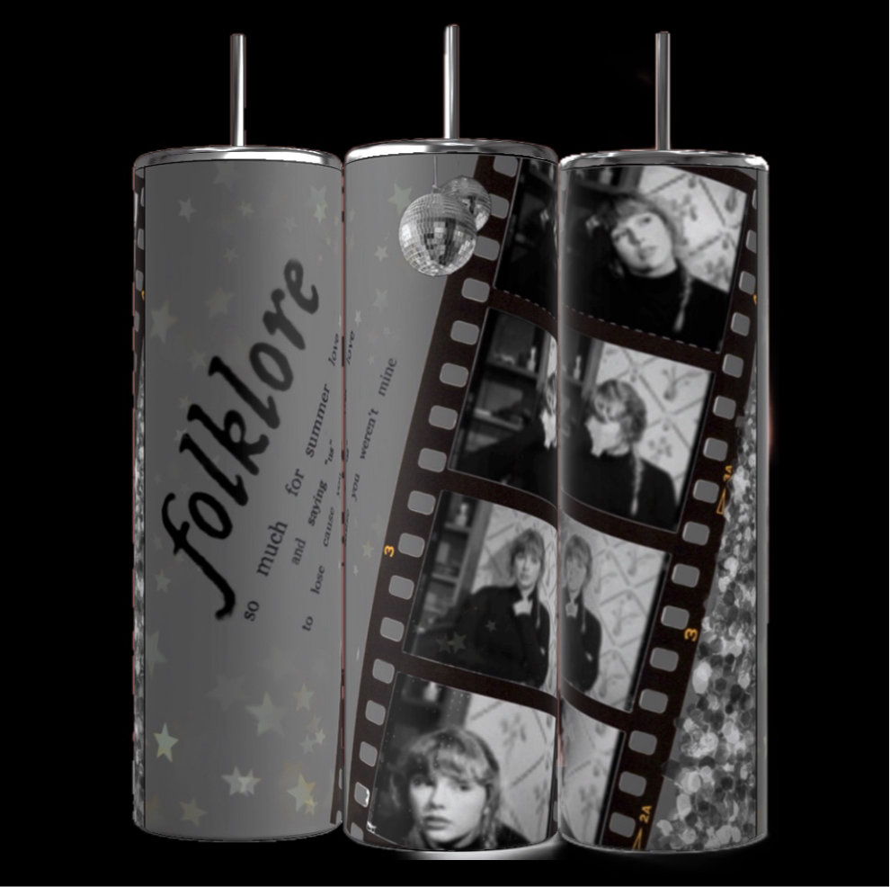 Eras Filmstrip Collage Custom Collection| Taylor Swift 20oz Tumbler!