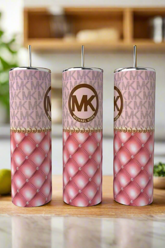 MK Pink| Gold 20oz Tumbler