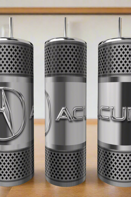 Car Enthusiast Silver Stainless Steel 20oz Tumbler