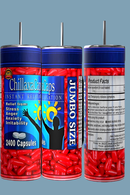 Three cylindrical containers labeled 