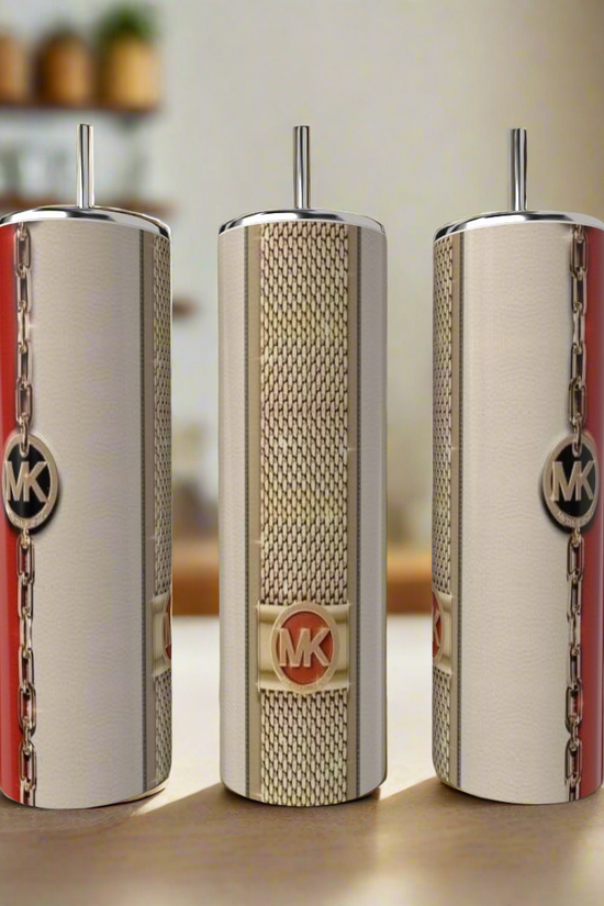 MK Glitz 20oz Tumbler Red or Brown