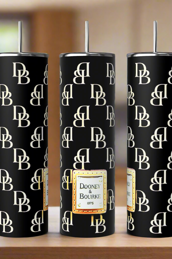 Dooney and Bourke -Black 20oz Tumbler
