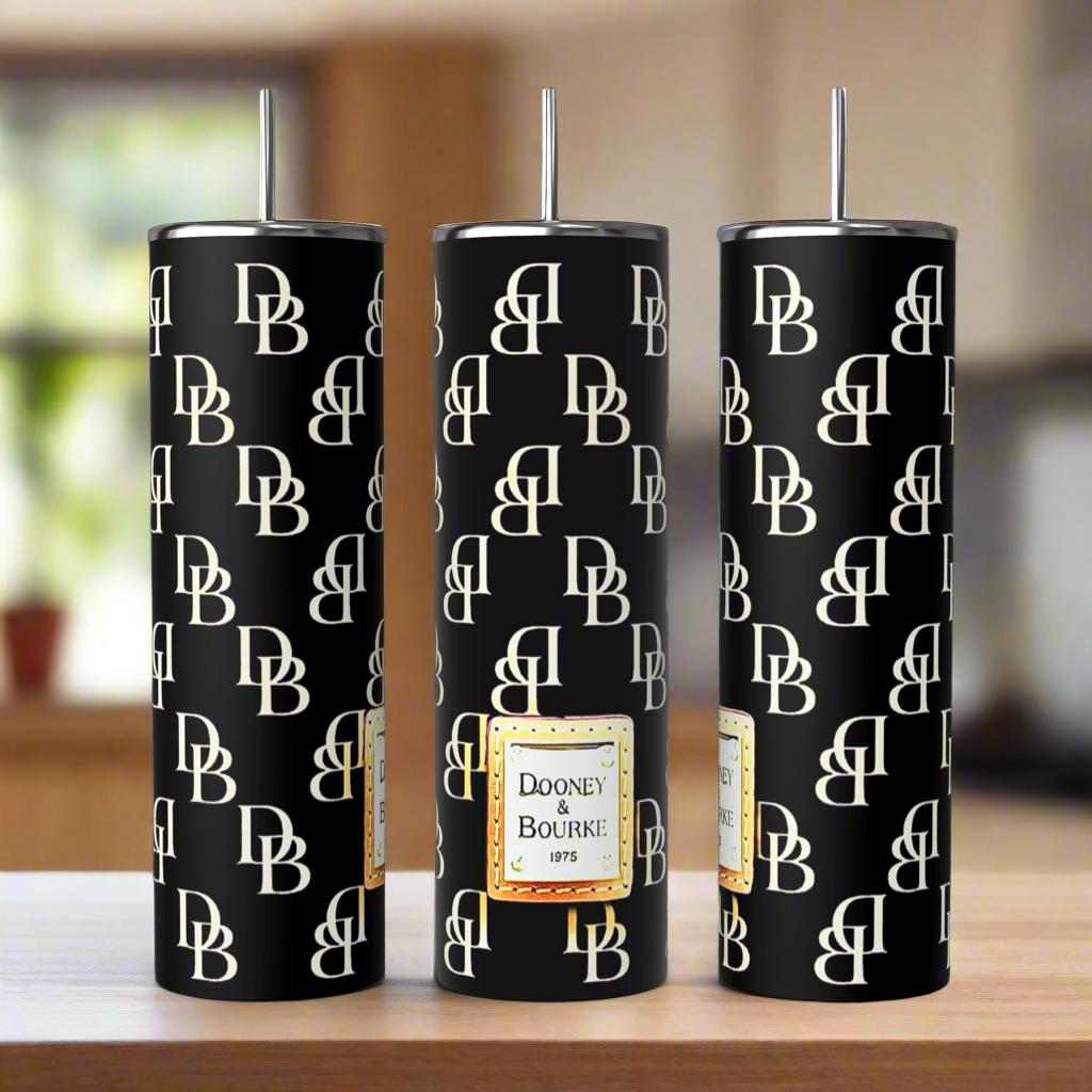 Dooney and Bourke -Black 20oz Tumbler
