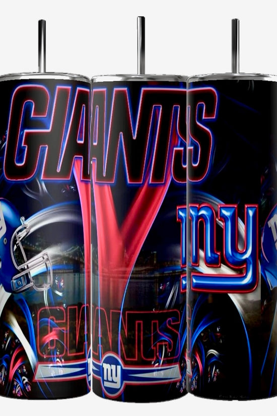 NY GIANTS- NFL- Custom 20oz Skinny Tumbler