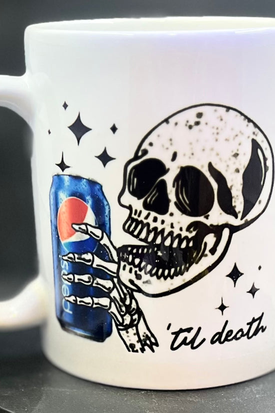 To death Skull Ceramic Mug | Pepsi | Red Bull | Dr Pepper