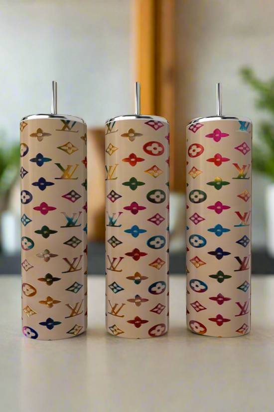 Louis Vuitton Purse Designed 20oz Tumbler