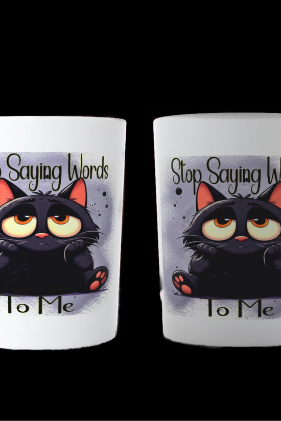 Cat Sarcastic Ceramic Mug
