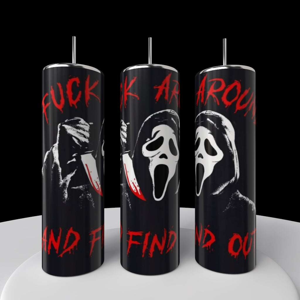 Ghostface FAFO 20oz Tumbler