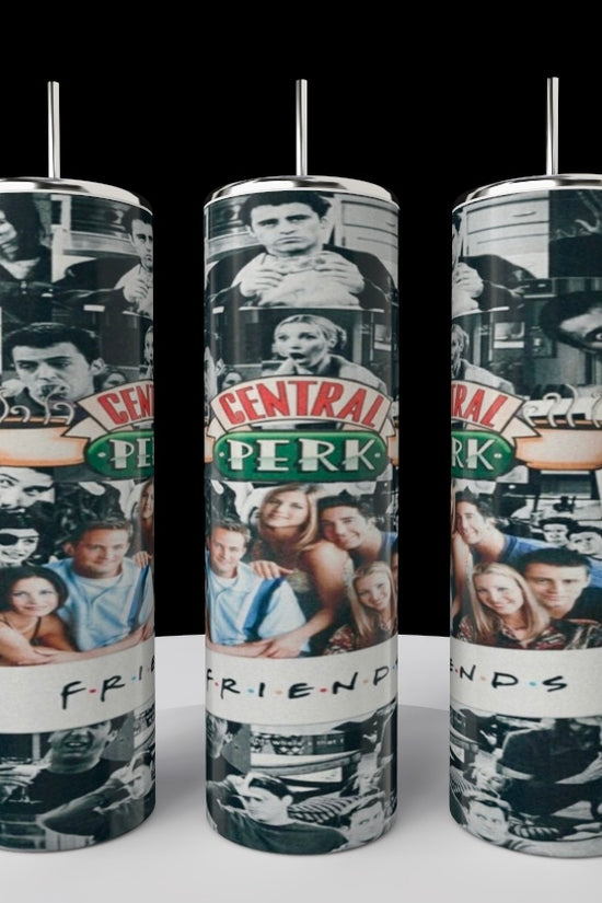 Friends Poloraid Collage Tumbler