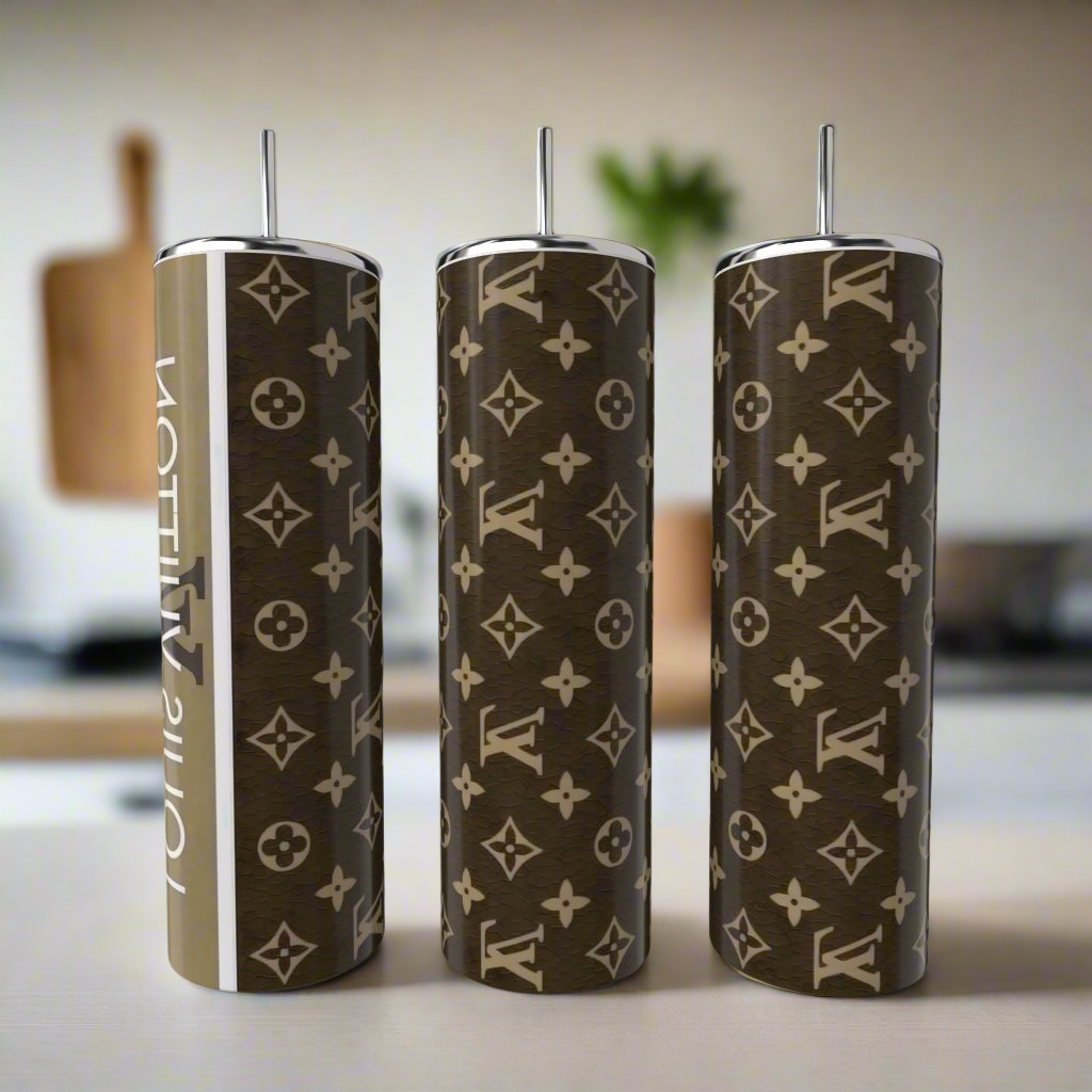 LV Brown 20oz Tumbler