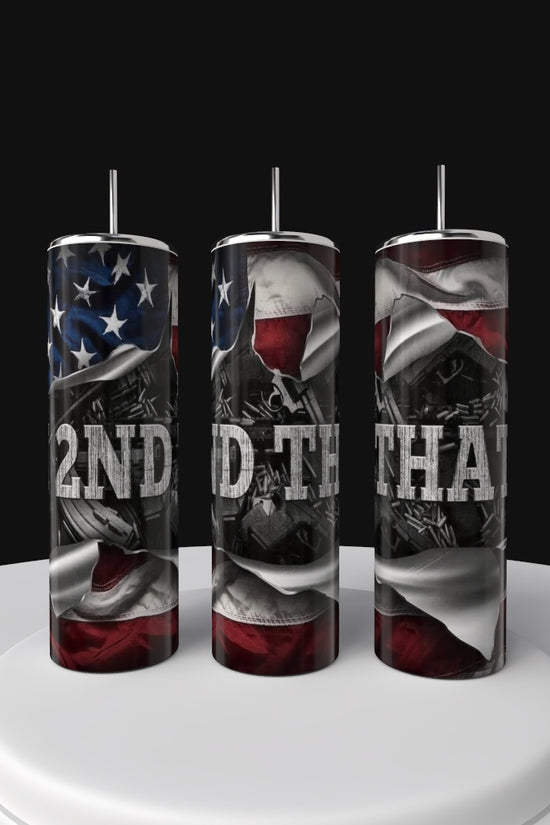 2nd Amendment 20oz Skinny Tumbler