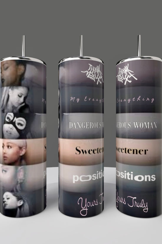 Ariana Grande Album Aesthetic with External Sunshine 20oz Tumbler