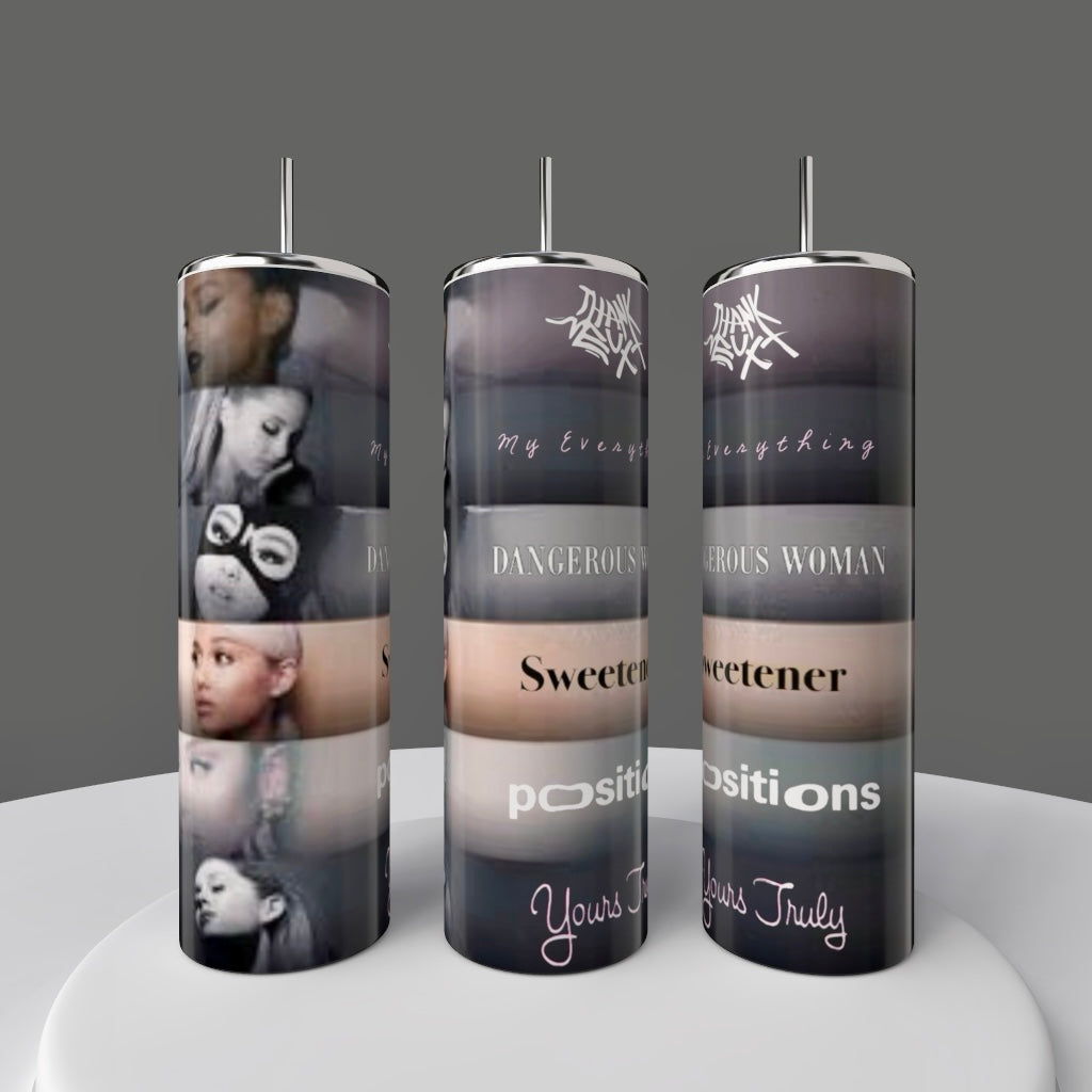 Ariana Grande Album Aesthetic with External Sunshine 20oz Tumbler