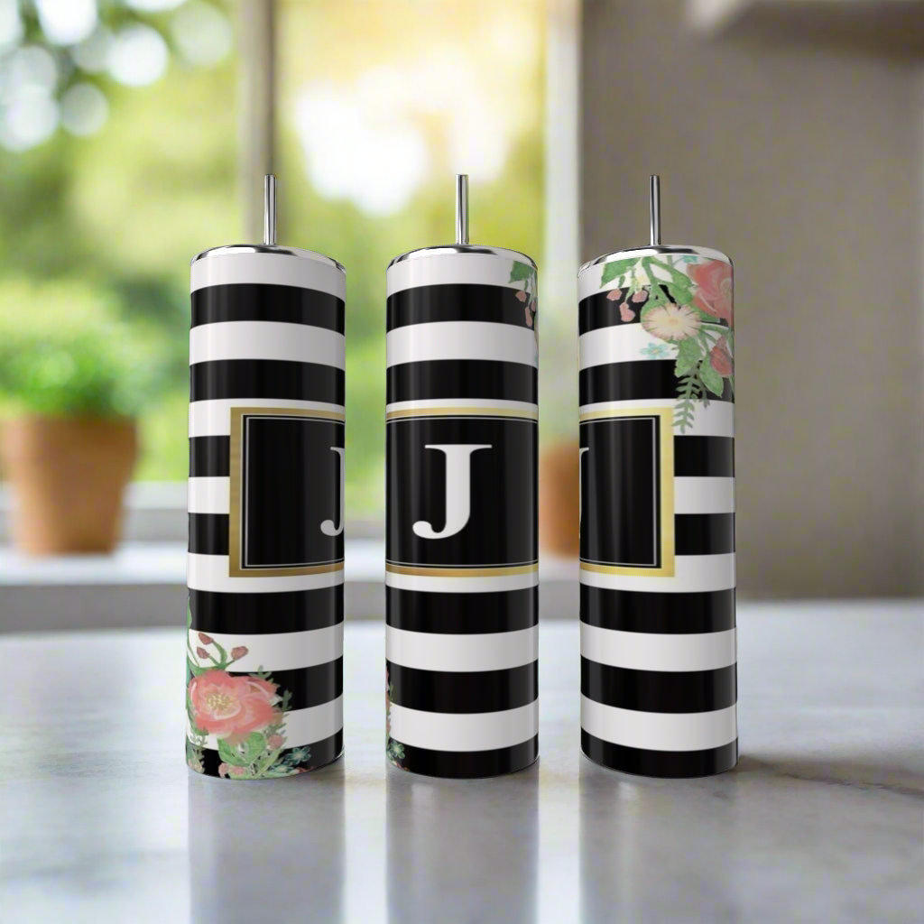 Monogram Kate Spade Spring 20oz Skinny Tumbler