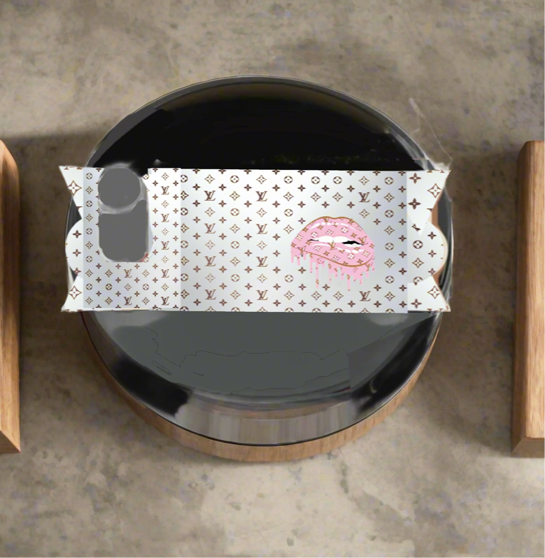 Louis Vuitton Dripping Lips | Stanley Lid Plate/Topper