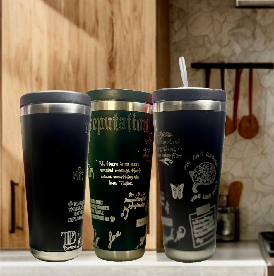 Taylor Swift Eras 20oz Engraved Tumbler