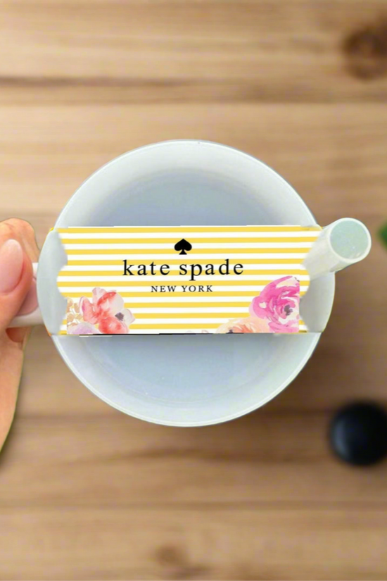 Kate Spade Spring Stripe Stanley Lid Topper