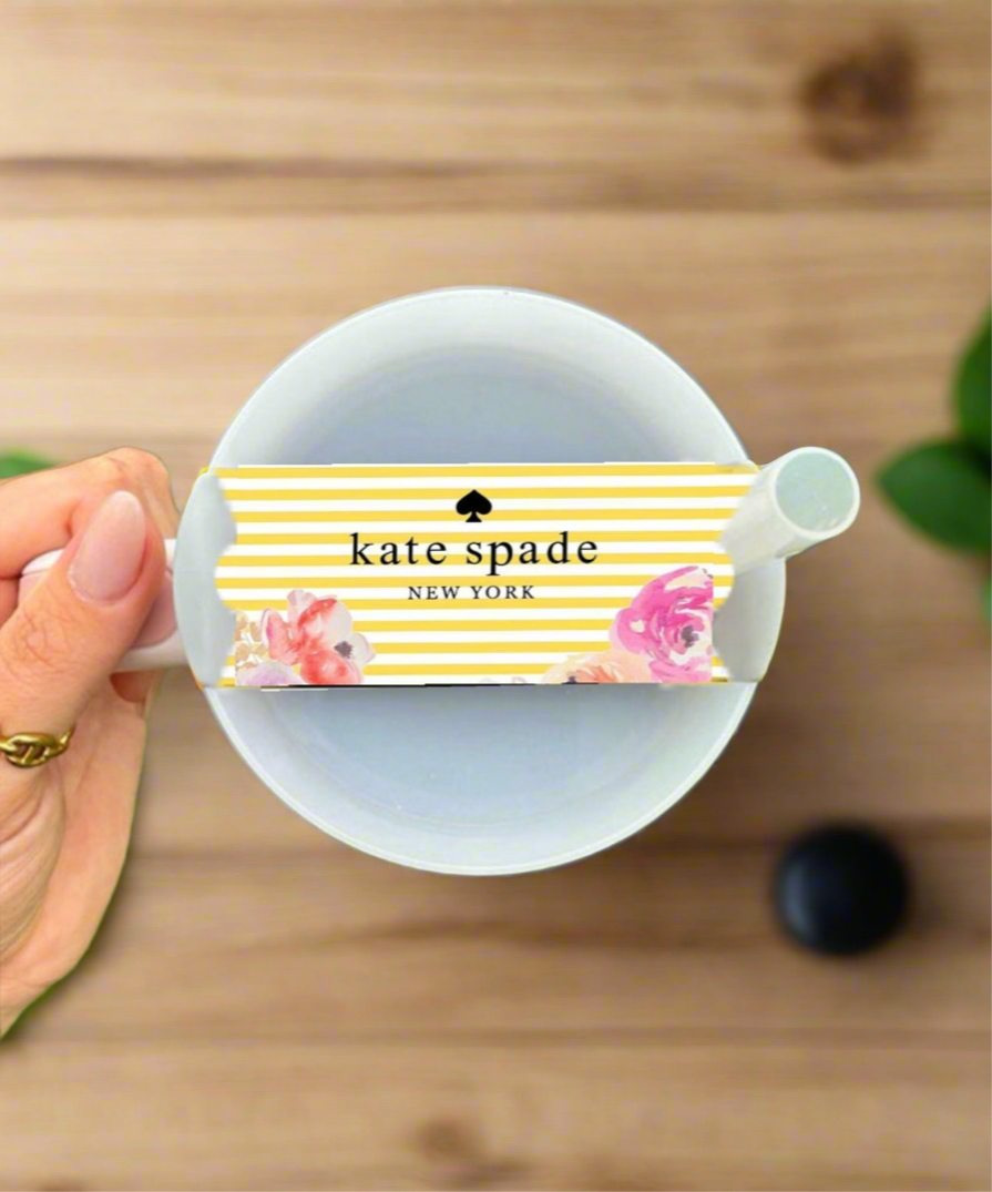 Kate Spade Spring Stripe Stanley Lid Topper