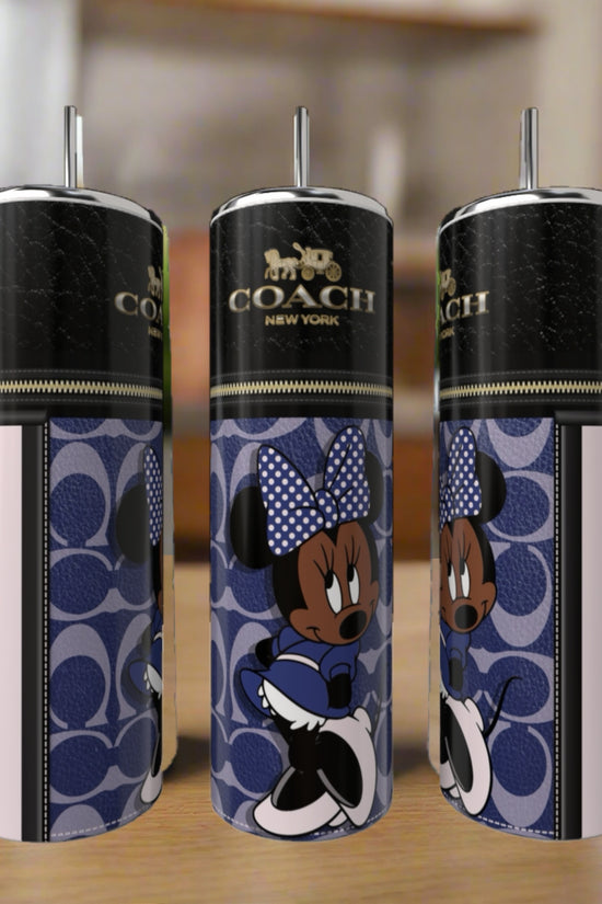 Minnie Mouse Coach Series 20oz Skinny Tumbler