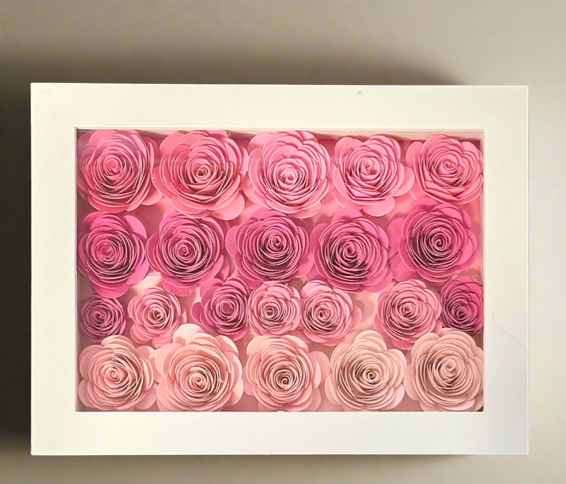 Mom 5x7 Flower Shadow Box