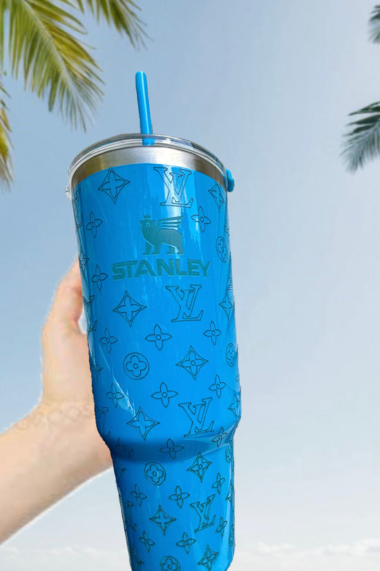 LV & Stanley Engraved 40oz Stainless Steel Tumbler