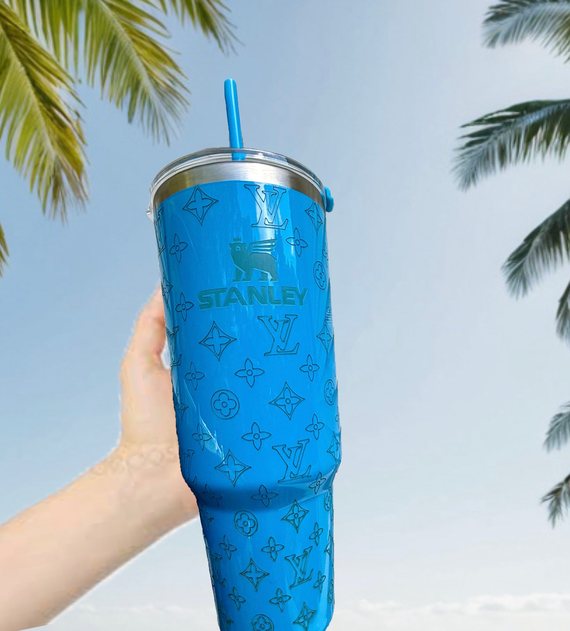 LV & Stanley Engraved 40oz Stainless Steel Tumbler