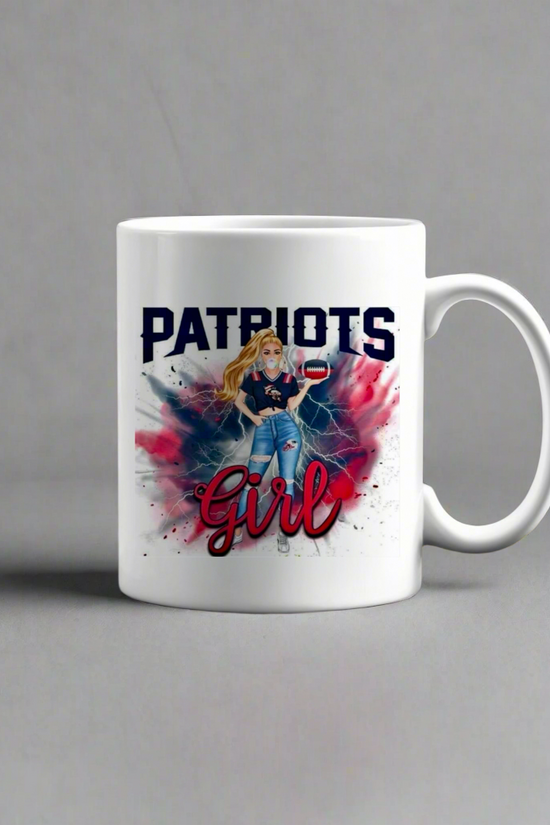 Patriots Girl Ceramic Mug | 11oz